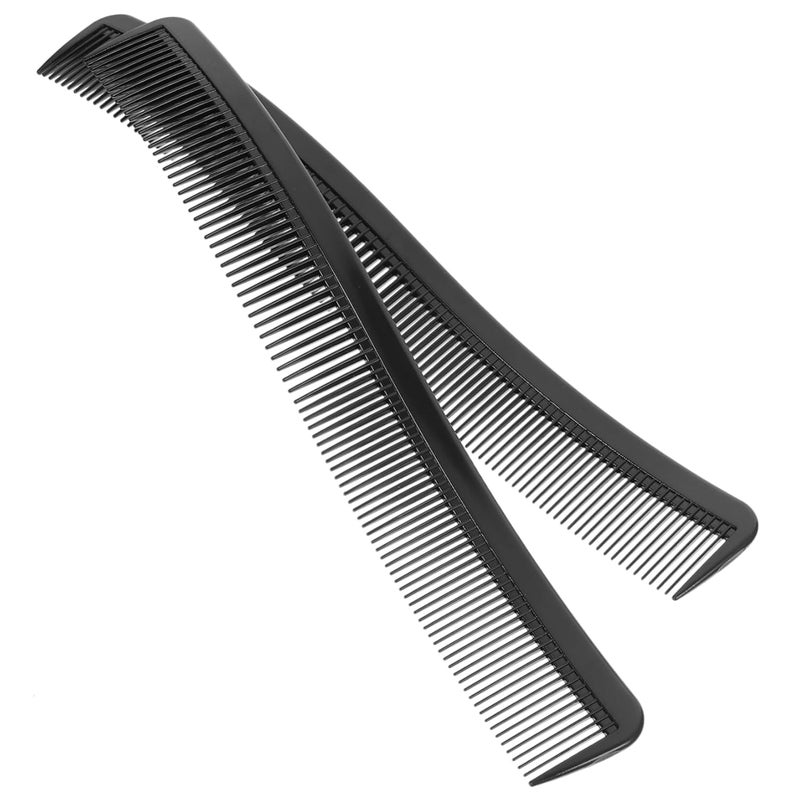 2Pcs Professional Tight Tooth Combs For Curly Hair Styling Salon Personal Use - Image 1